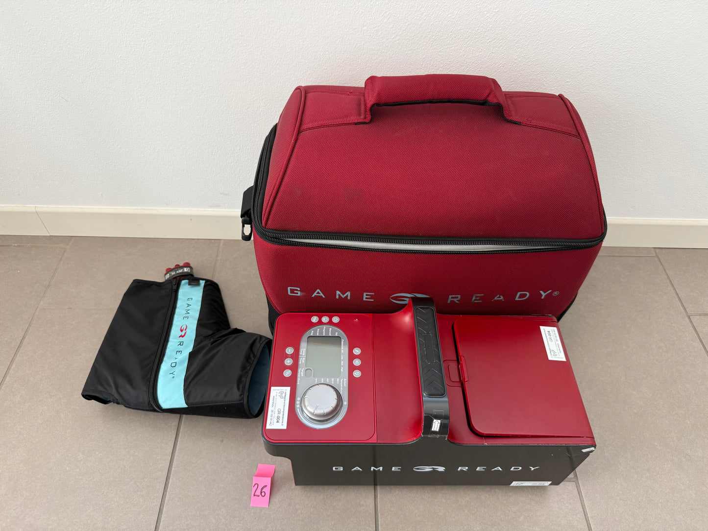 Dispositivo Criocompressione Game Ready® Usato Certificato + Fascia Caviglia